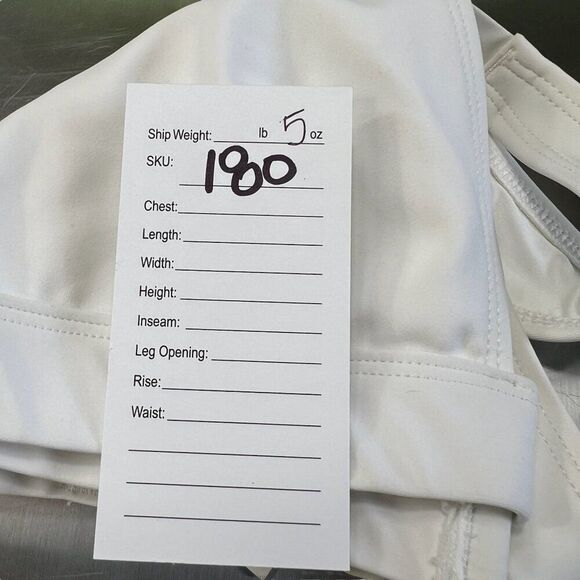 Zimmermann Separates NWT Bonded Wide Tri Bra Swim Top White Size 6/8 A/B - Picture 8 of 8